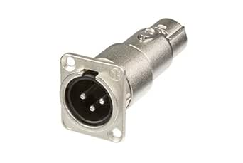 Neutrik NA3MDF XLR Feedthrough Adapter Male to Female