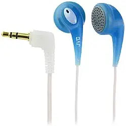 JVC HAF120A Gumy Earbud Headphones - Blue