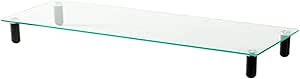 Monoprice 115724 Universal Black Monitor Riser Shelf