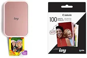 Canon Ivy 2 Mini Photo Printer + ZINK Paper