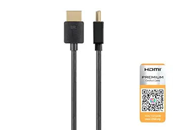 Monoprice 124182 High-Speed HDMI Cable - 1ft 4K HDR