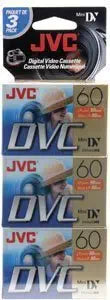 JVC 60 Minute Mini DV Tape 3-Pack