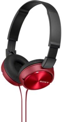 Sony MDRZX310R Foldable On-Ear Headphones - Red