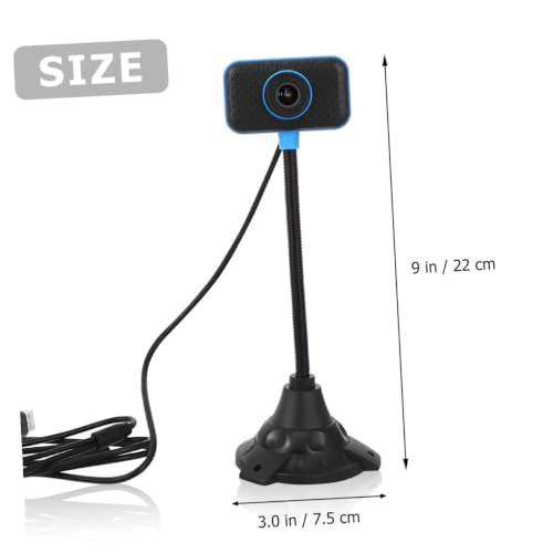 Kisangel Flexible Gooseneck USB Webcam with Built-in Microphone — main product image