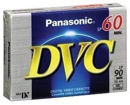 Panasonic DVM60EJ20P MiniDV Tapes 20-Pack