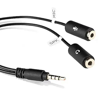 Joby Wavo 3.5mm Mic & Headphone Splitter Cable for Smartphones
