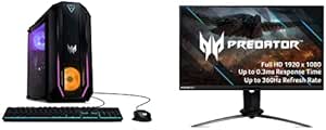 Acer Predator Orion 3000 i7 RTX 3070 Gaming PC & 360Hz Monitor — main product image