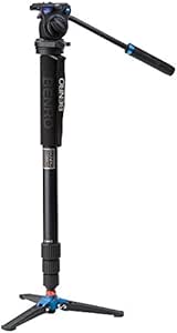 Benro A38TDS2 Aluminum Video Monopod Kit S2 Head