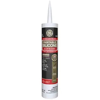 GE Supreme White Silicone Kitchen Bath Caulk 12-Pack — main product image