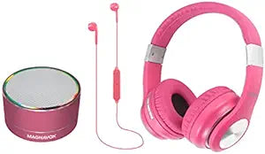 Magnavox 813302 Pink 3-in-1 Bluetooth Combo Pack — main product image