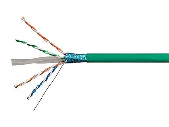 Monoprice 142345 Cat6A Ethernet Bulk Cable - 500ft Green — main product image