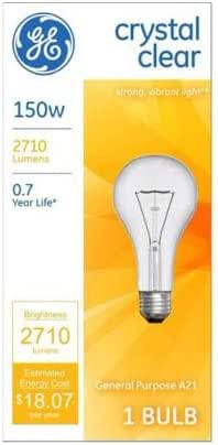 GE Lighting 150ALL Clear Incandescent Lamp