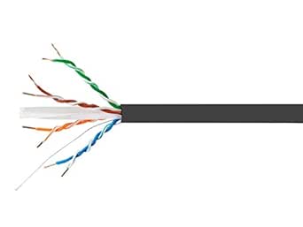 Monoprice 140515 Cat6A Ethernet Cable: 1000ft, Black — main product image