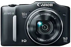 Canon 6354B001 PowerShot SX160 IS 16MP Digital Camera