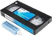 Philips VHS WET HEAD CLEANER VCR Maintenance