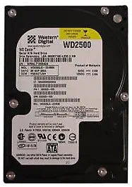 Western Digital WD2500JD 250GB SATA Hard Drive — main product image