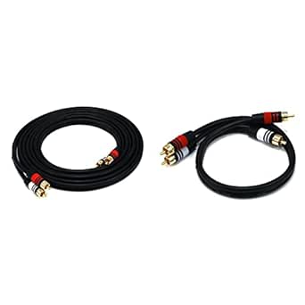 Monoprice Premium RCA Audio Cable 2-Channel 12ft