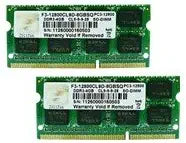 G.Skill F3-12800CL9D-8GBSQ 8GB DDR3 SODIMM Memory Kit