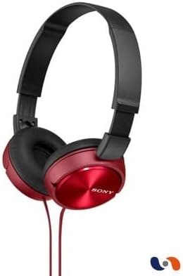 Sony MDRZX310R Foldable On-Ear Headphones - Red