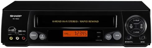 Sharp VCH822 4-Head Hi-Fi VCR Player — main product image