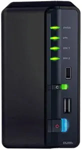 Synology DS209+ 2050 2-Bay 1TB NAS — main product image