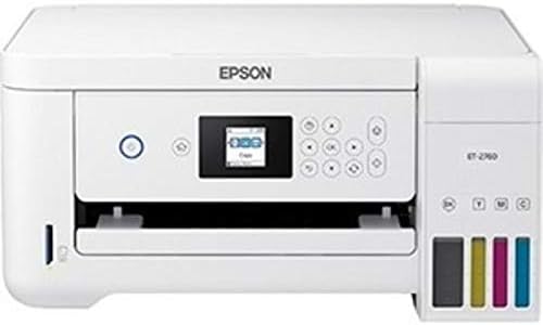 Epson ET-2760 White EcoTank Wireless All-in-One Printer