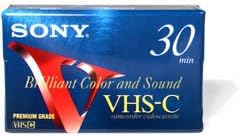 Sony LYSB000EHYP14-ELECTRNCS VHS-C 30-Minute Cassette — main product image