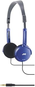JVC HA-L50-A Lightweight Headphones - Blue — main product image