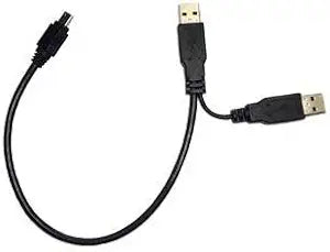 Toshiba PA1484U-1CBL 1FT USB 2.0 Y Cable — main product image