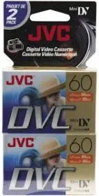 JVC LYSB00009V2Z4-ELECTRNCS Mini Digital Video Cassette 2-Pack — main product image