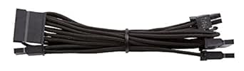Corsair CP-8920186 Premium Black Sleeved SATA Cable — main product image