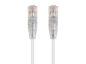 Monoprice 113555 Cat6 SlimRun Ethernet Cable 20ft White