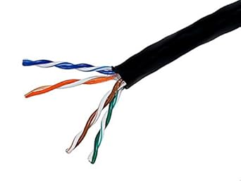 Monoprice 100878 1000FT Cat5e UTP Solid Riser Cable - Black — main product image