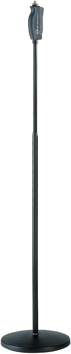 K&M 26085.500.55 One Hand Microphone Stand - Black — main product image