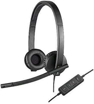 Logitech H570e USB Stereo Headset Renewed