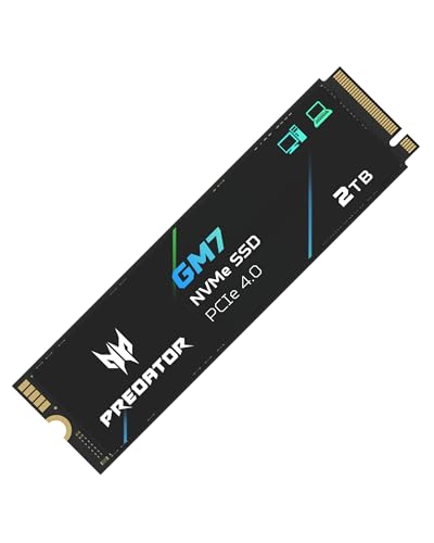 Acer Predator GM7 2TB PCIe Gen 4 NVMe Internal SSD — main product image