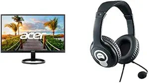 Acer R241Y Bbix 23.8" FHD IPS Monitor Bundle