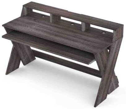 Glorious AMS-SOUND-DESK-PRO-WAL Studio Desk Workstation Walnut