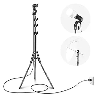 Neewer 10101115 E26/E27 Socket Lamp Holder Light Stand Kit