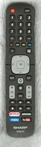Sharp EN2A27ST OEM LED TV Remote Control