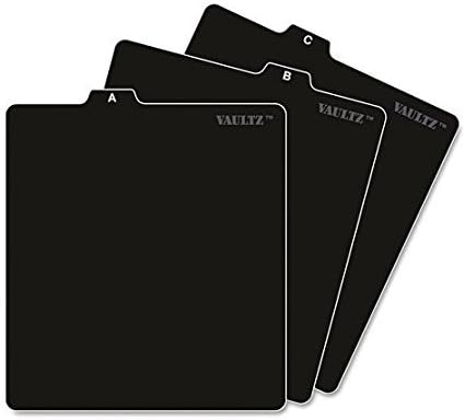 Vaultz A to Z CD and DVD Storage File Guides — main product image