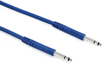 Mogami PJM 1806 Bantam TT Patch Cable - 18 inch Blue — main product image
