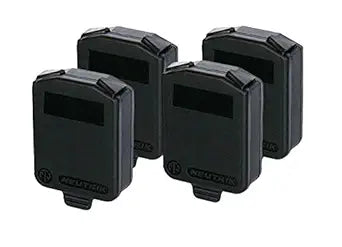 Neutrik SCDX (Pack of 4) Black Sealing Connector Cover — main product image