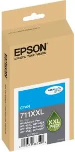 Epson T711XXL220 Cyan Ink Cartridge, Ultra High Yield, Case of 5 — main product image