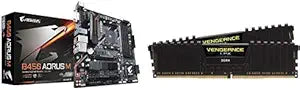 Gigabyte B450 AORUS M AMD Motherboard & Corsair 16GB DDR4 Kit