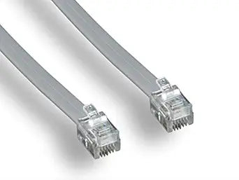 Monoprice 100931 14 Feet RJ11 Reverse Landline Telephone Cable