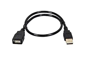 Monoprice 139922 USB-A to USB-A Female 2.0 Extension Cable 1.5ft 5-Pack