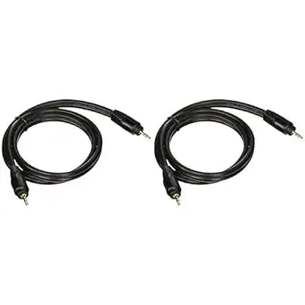 Monoprice 105576 3.5mm Stereo Audio Cable - 3ft 2-Pack