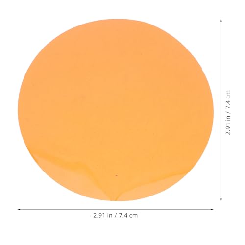 GALPADA Round Yellow Adhesive LED Gel Filters, 20-Pack — main product image