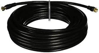 Monoprice 103034 RG6 Quad Shield Coaxial Cable - Black — main product image